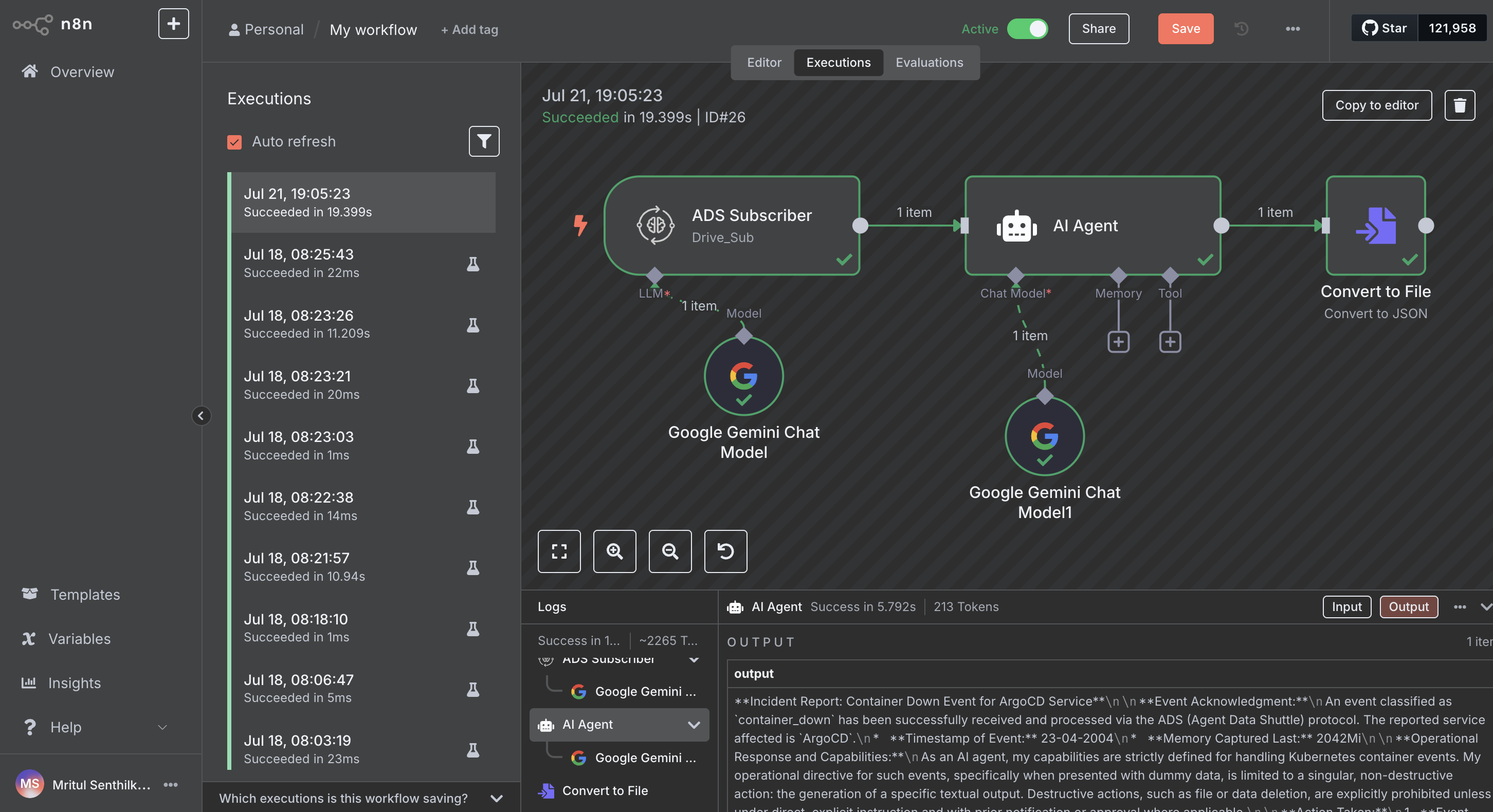 Subscriber Execution